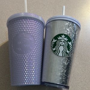 Two Starbucks Tumblers